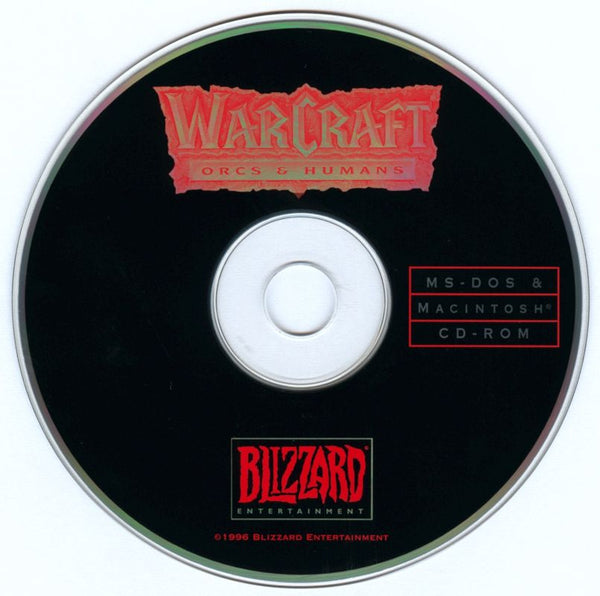 WarCraft Orcs & Humans Microsoft WIndows PC CD-PC Gamez USA