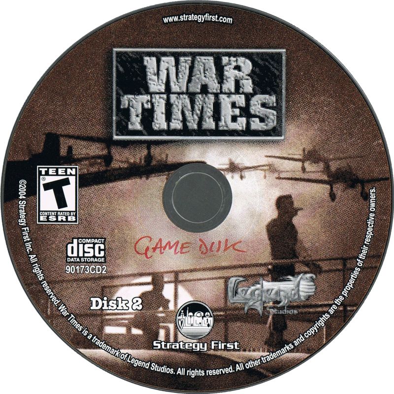 War Times Disc 1-2 Microsoft Windows PC CD-PC Gamez USA