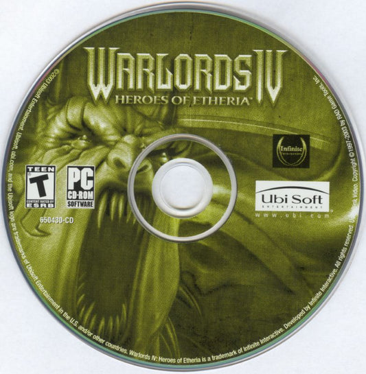 Warlords IV - Heroes of Etheria Microsoft Windows PC CD-PC Gamez USA