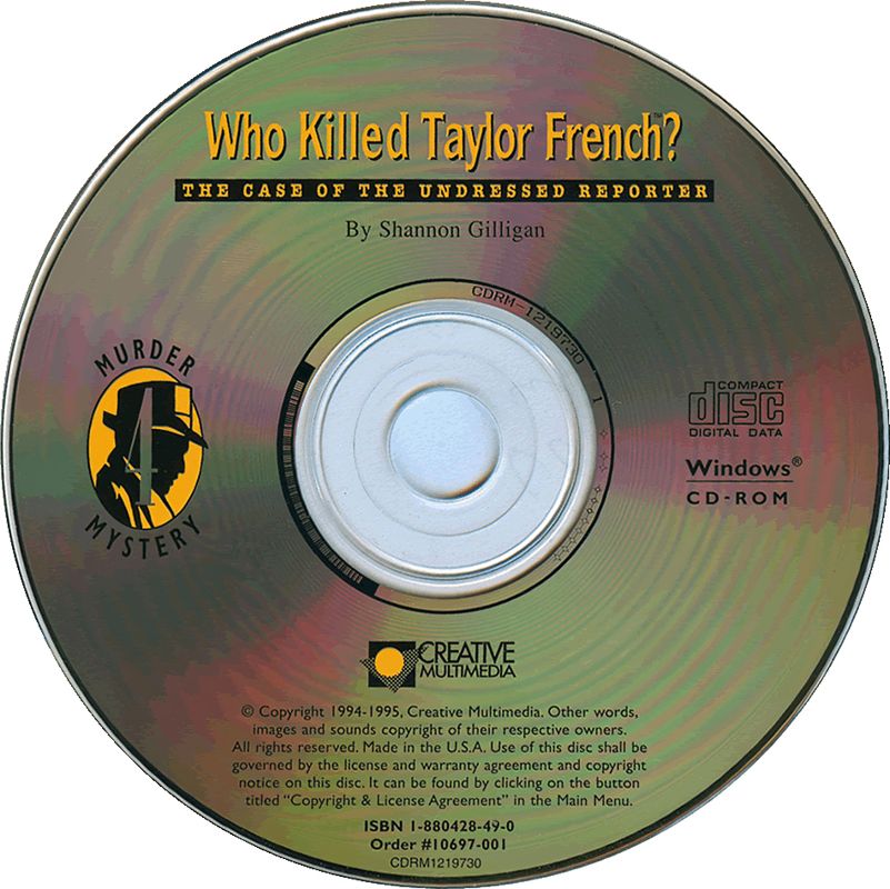 Who Killed Taylor French The Case of the Undressed Reporter Microsoft WIndows PC CD-PC Gamez USA