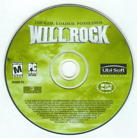 Will Rock Microsoft Windows PC CD-PC Gamez USA