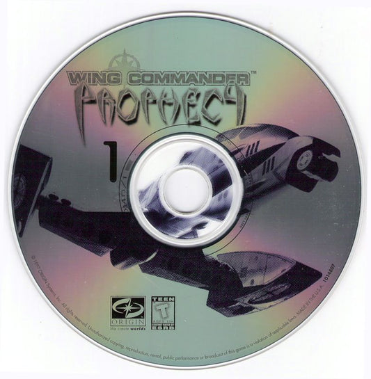 Wing Commander Prophecy Disc 1-3 Microsoft Windows PC CD-PC Gamez USA