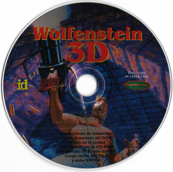 Wolfenstein 3D Microsoft WIndows PC CD-PC Gamez USA