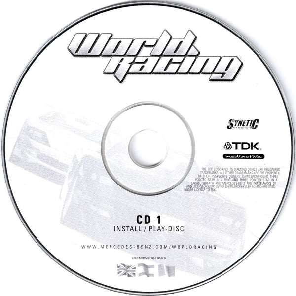 World Racing Disc 1-2 Microsoft WIndows PC CD-PC Gamez USA