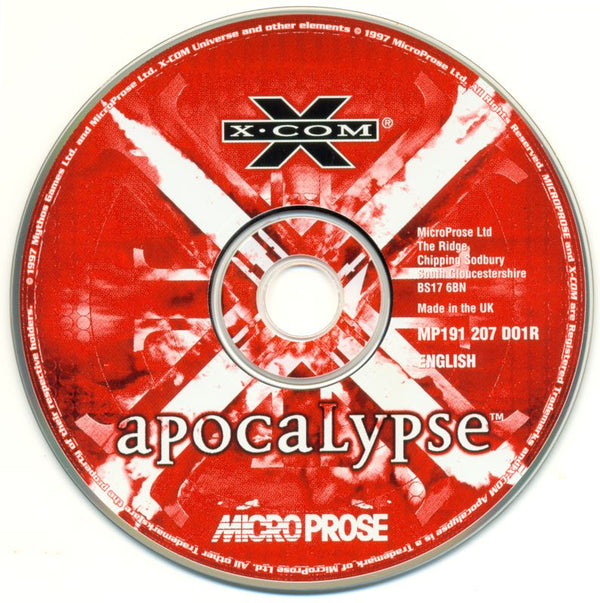 X-COM - Apocalypse Microsoft WIndows PC CD-PC Gamez USA