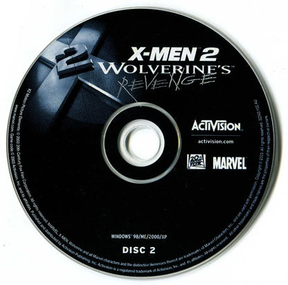X2 Wolverine's Revenge Disc 1-2 Microsoft WIndows PC CD-PC Gamez USA
