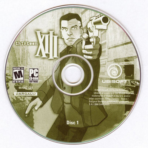 XIII Disc 1-3 Microsoft WIndows PC CD-PC Gamez USA