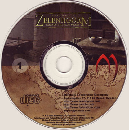 Zelenhgorm Episode I Land of the Blue Moon Disc 1-3 Microsoft Windows PC CD-PC Gamez USA