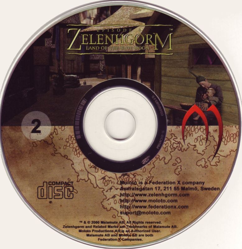 Zelenhgorm Episode I Land of the Blue Moon Disc 1-3 Microsoft Windows PC CD-PC Gamez USA