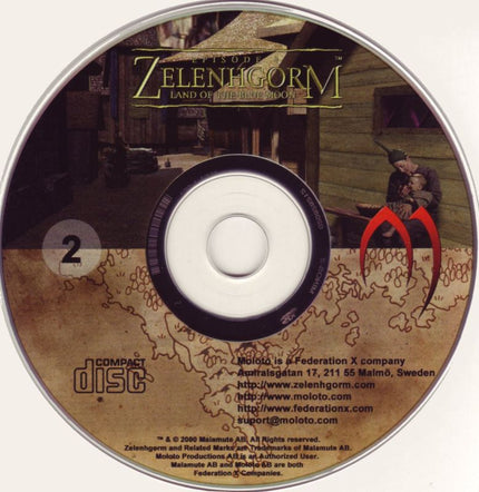 Zelenhgorm Episode I Land of the Blue Moon Disc 1-3 Microsoft Windows PC CD-PC Gamez USA