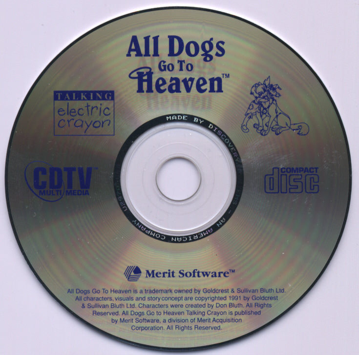 all dogs go to heaven activity center Microsoft Windows PC CD-PC Gamez USA