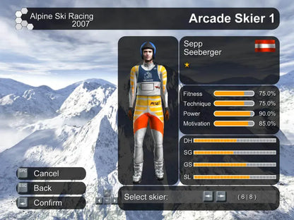 Alpine Ski Racing 2007 Bode Miller vs. Hermann Maier Microsoft Windows PC CD-PC Gamez USA
