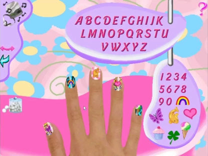 barbie nail designer Microsoft Windows PC CD-PC Gamez USA