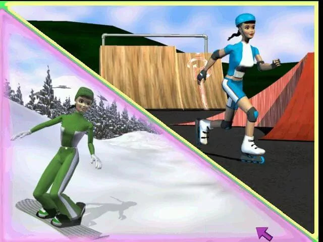 Barbie Super Sports Microsoft Windows PC CD-PC Gamez USA