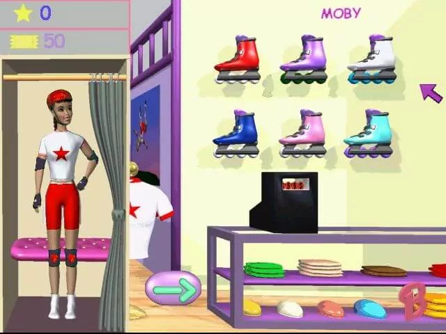 Barbie Super Sports Microsoft Windows PC CD-PC Gamez USA