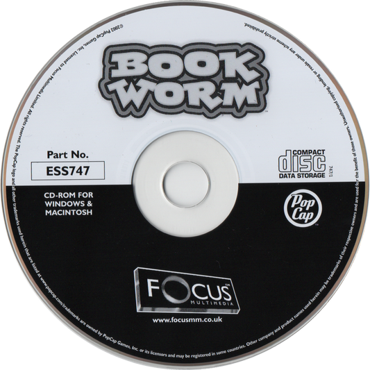 Bookworm Microsoft Windows PC CD-PC Gamez USA