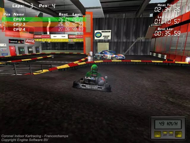 Coronel Indoor Kartracing Microsoft Windows PC CD-PC Gamez USA