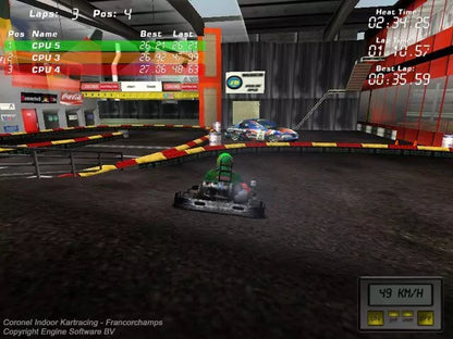 Coronel Indoor Kartracing Microsoft Windows PC CD-PC Gamez USA