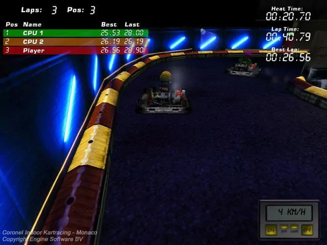 Coronel Indoor Kartracing Microsoft Windows PC CD-PC Gamez USA