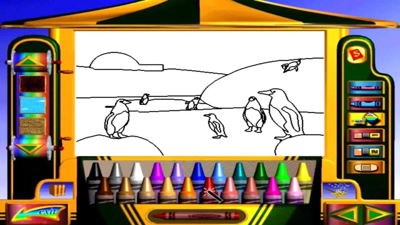 IBM Crayola Amazing Animals Microsoft Windows PC CD-PC Gamez USA