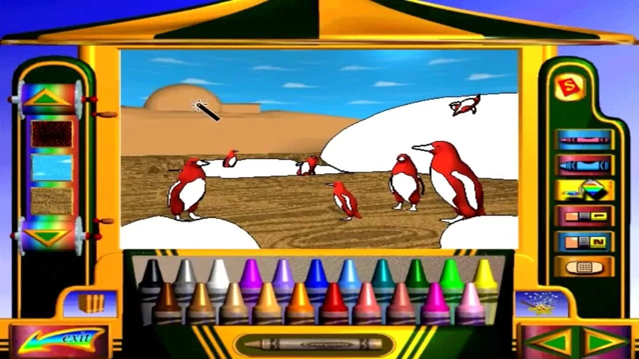 IBM Crayola Amazing Animals Microsoft Windows PC CD-PC Gamez USA