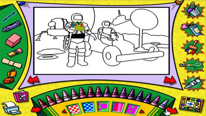 Crayola Magic 3D Coloring Book Favorite Places Microsoft Windows PC CD-PC Gamez USA