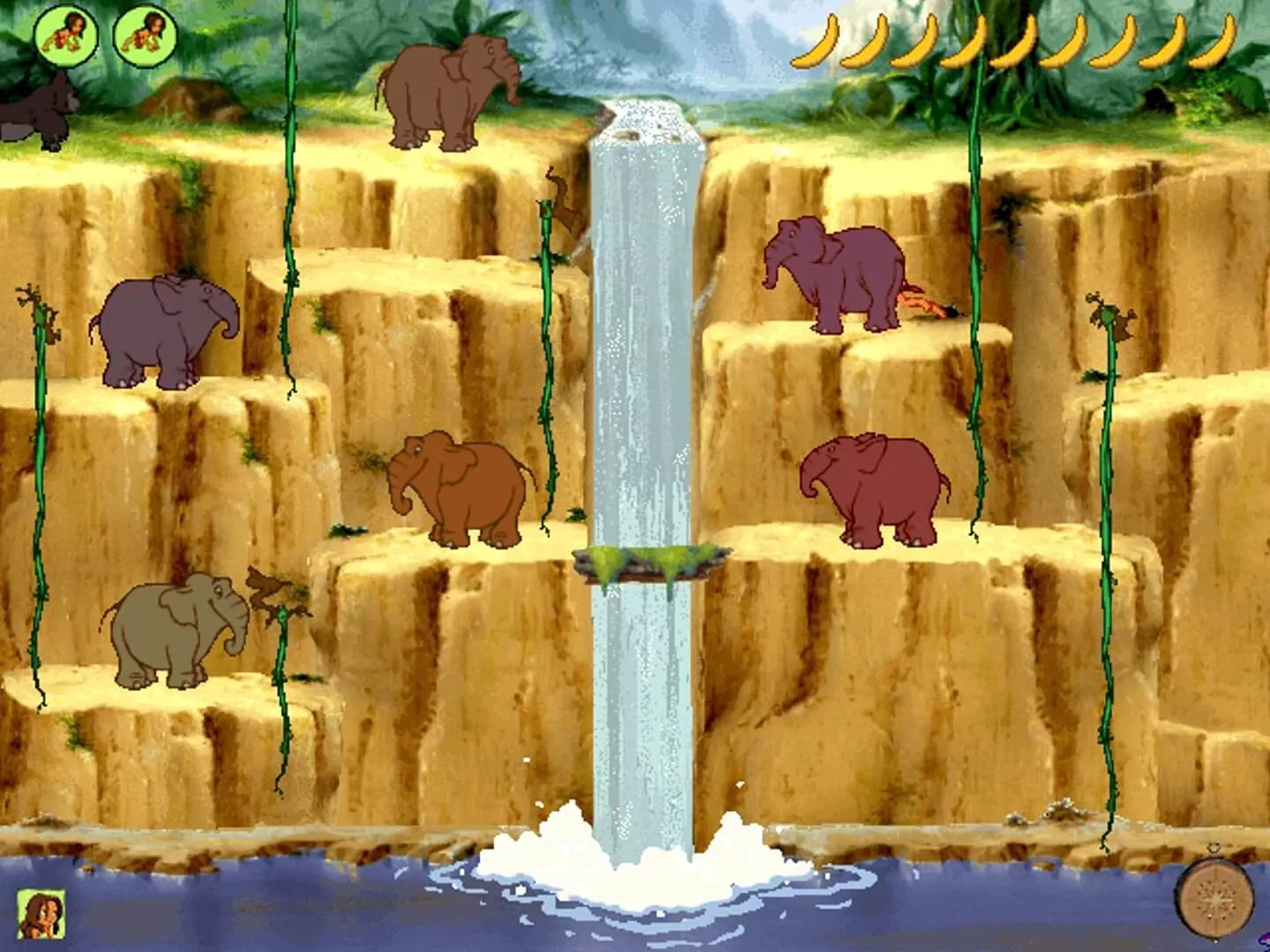 Disney Hot Shots Disney's Tarzan Jungle Tumble Microsoft Windows PC CD-PC Gamez USA