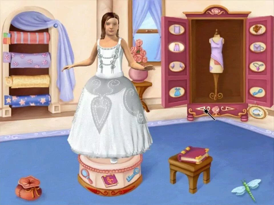 Disney Princess Magical Dress Up Microsoft Windows PC CD-PC Gamez USA