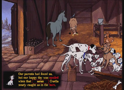 Disney's Animated Storybook 101 Dalmatians Microsoft Windows PC CD-PC Gamez USA