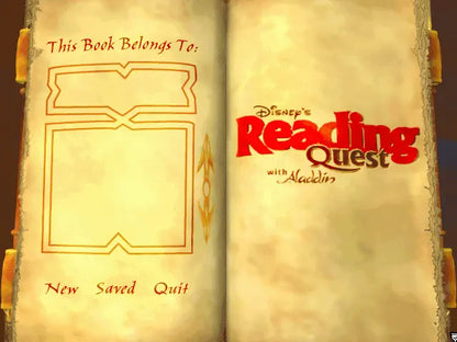 Disney's Reading Quest with Aladdin Microsoft Windows PC CD-PC Gamez USA