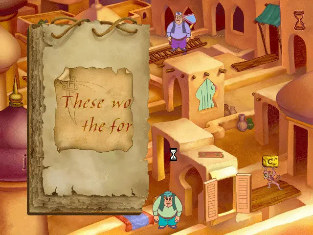 Disney's Reading Quest with Aladdin Microsoft Windows PC CD-PC Gamez USA