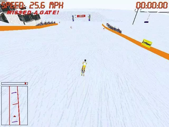 Front Page Sports Ski Racing Cover Microsoft Windows PC CD-PC Gamez USA