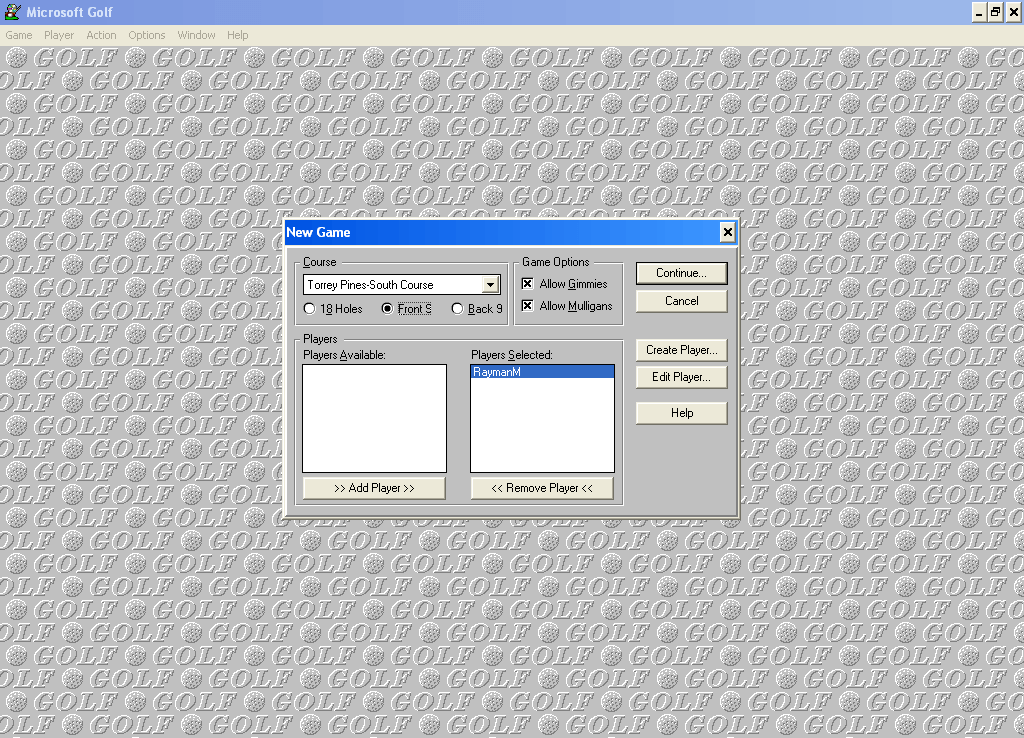 Microsoft Golf - Multimedia Edition Microsoft Windows PC CD-PC Gamez USA
