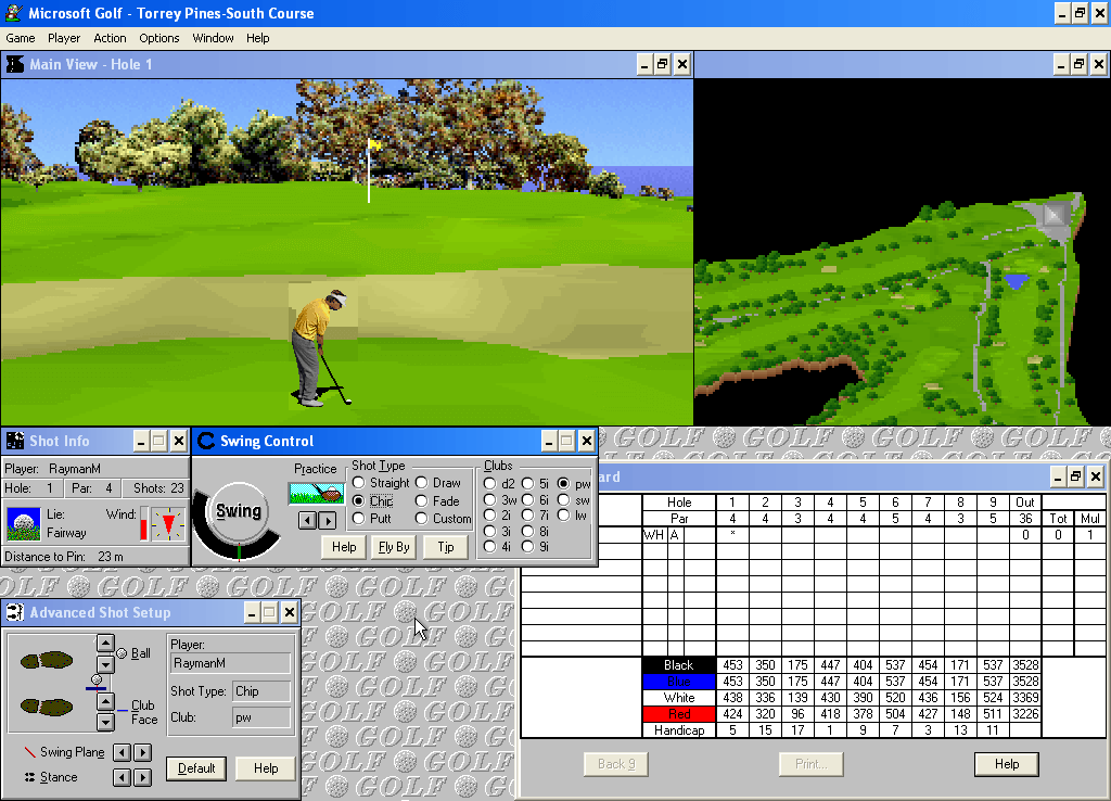 Microsoft Golf - Multimedia Edition Microsoft Windows PC CD-PC Gamez USA