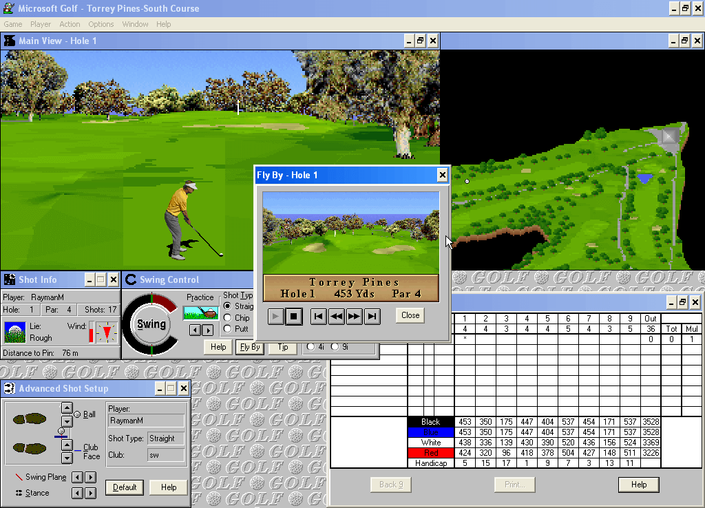 Microsoft Golf - Multimedia Edition Microsoft Windows PC CD-PC Gamez USA