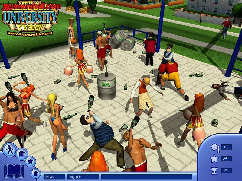 National Lampoon's University Tycoon Microsoft Windows PC CD-PC Gamez USA