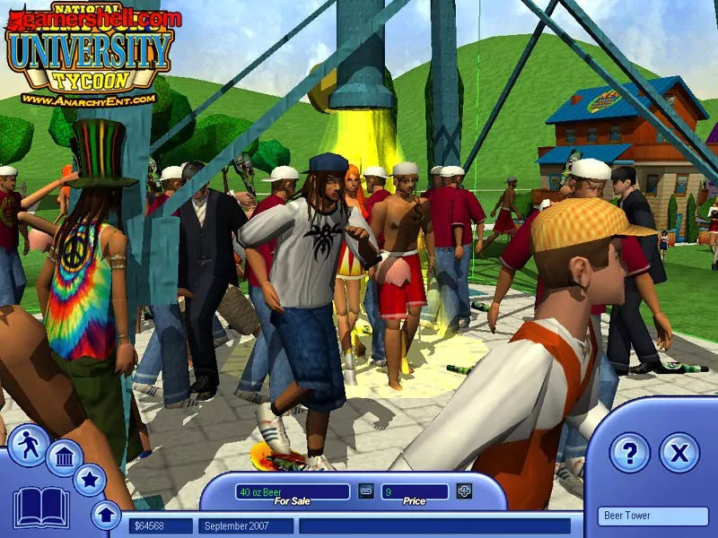 National Lampoon's University Tycoon Microsoft Windows PC CD-PC Gamez USA