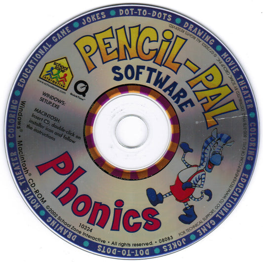pencil pal disc Microsoft Windows PC CD-PC Gamez USA