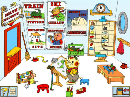 Richard Scarry's Busytown Best Math Program Ever Microsoft Windows PC CD-PC Gamez USA