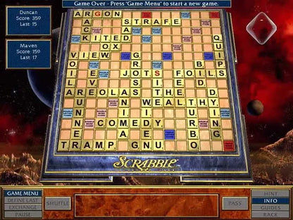 Scrabble CD-ROM Crossword Game Microsoft Windows PC CD-PC Gamez USA