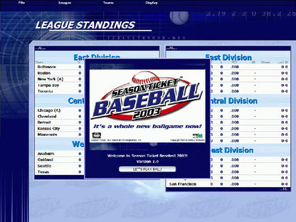 SEASON TICKET BASEBALL 2003 Microsoft Windows PC CD-PC Gamez USA