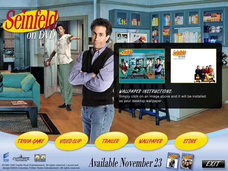 Seinfeld on DVD Microsoft Windows PC CD-PC Gamez USA