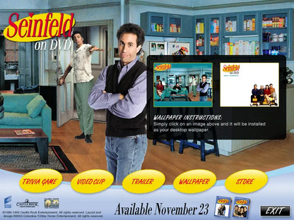 Seinfeld on DVD Microsoft Windows PC CD-PC Gamez USA
