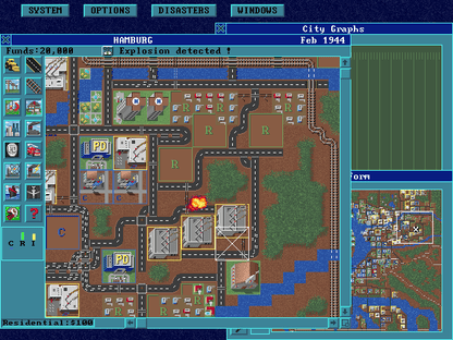 SimCity Classic Deluxe Edition Microsoft Windows PC CD-PC Gamez USA