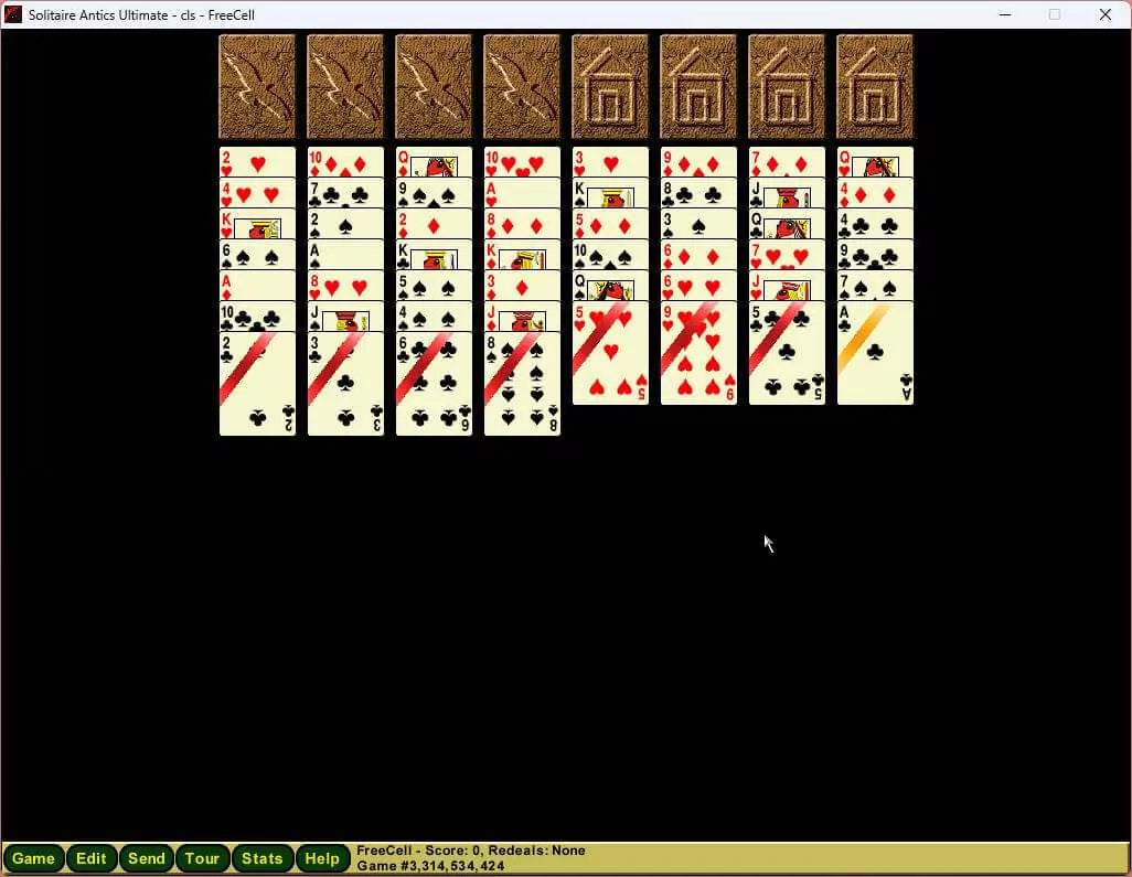 Solitaire Antics Ultimate Microsoft Windows PC CD-PC Gamez USA