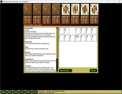 Solitaire Antics Ultimate Microsoft Windows PC CD-PC Gamez USA