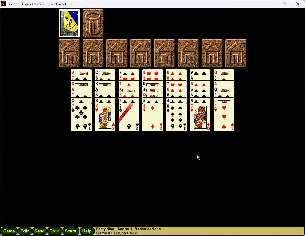 Solitaire Antics Ultimate Microsoft Windows PC CD-PC Gamez USA