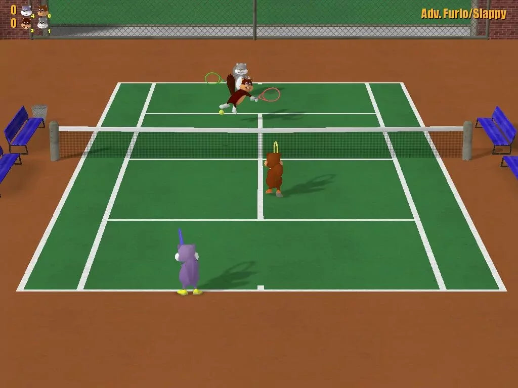 Tennis Critters Microsoft Windows PC CD-PC Gamez USA