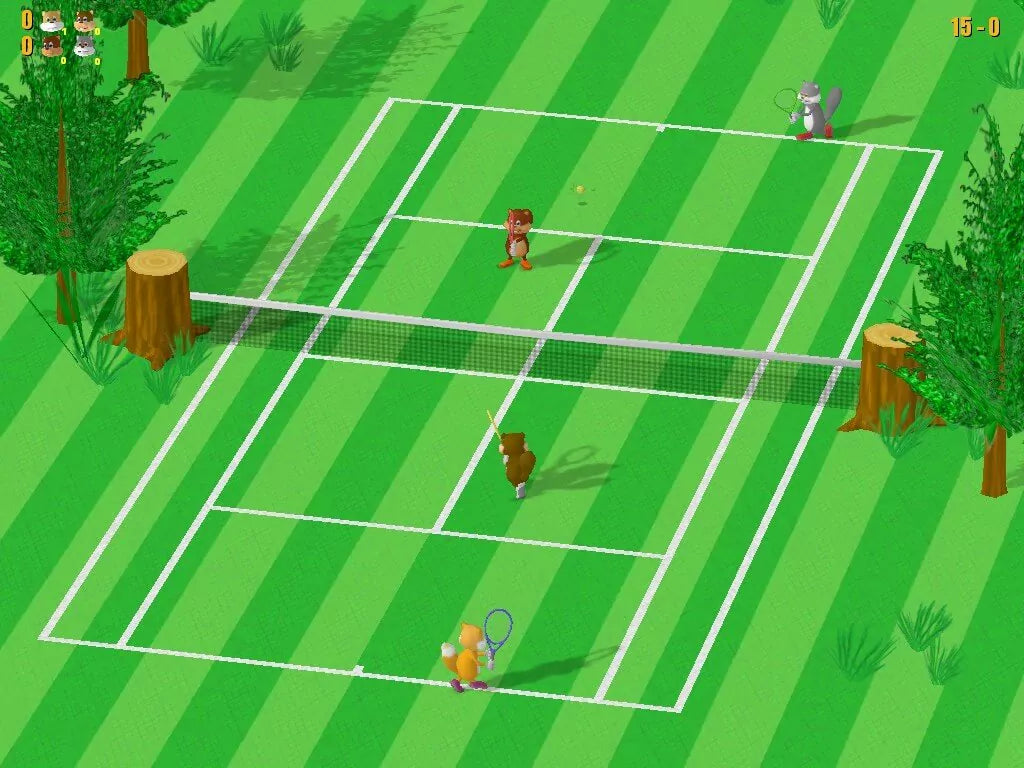 Tennis Critters Microsoft Windows PC CD-PC Gamez USA