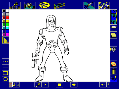 The Adventures of Batman Robin Cartoon Maker Microsoft Windows PC MS-DOS-PC Gamez USA
